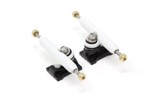 Skull Pro Trucks White/Black (34mm) - Single Axle
