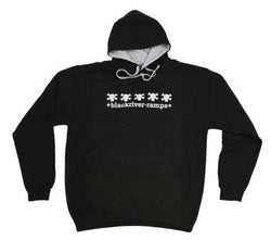 Blackriver Ramps Hoodies - 5 Skulls - Black