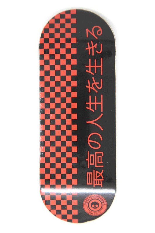 Skull Fingerboards - Japan Red Edition Wooden Fingerboard Graphic Deck (34mm)