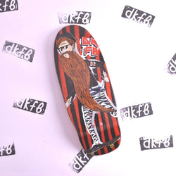 DK Fingerboards Single Deck - Fish Shape - 'Rock N Mustache'